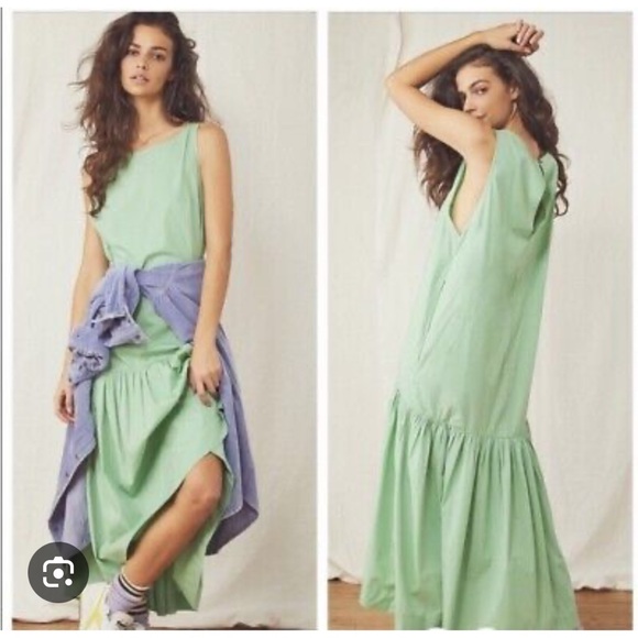 Free People Dakota Drop Waist Midi - NWT - Picture 2 of 4